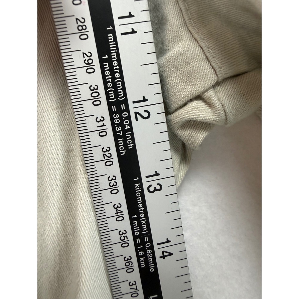 Lee At The Waist Khaki Pants Womens 16Long Straight Leg Chino Beige COY-Y905-011 - Picture 6 of 8